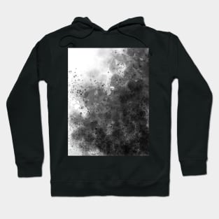 Black Faded Splatter Paint Graffiti Design, made by EndlessEmporium Hoodie